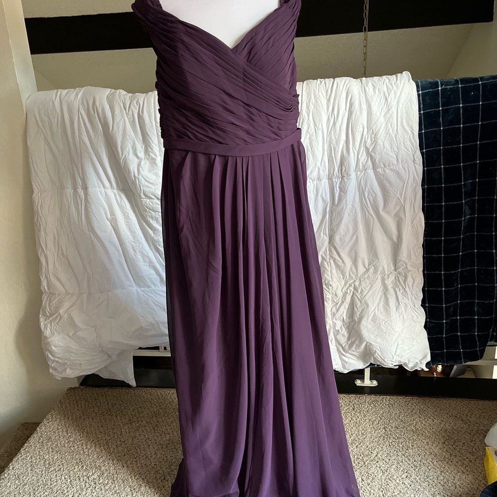 Azazie Plum Bridesmaid Dress